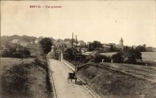 Ak Bréval Yvelines, Gesamtansicht