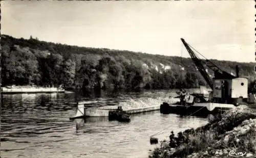 Ak Moisson sur Seine Yvelines, La Carriere