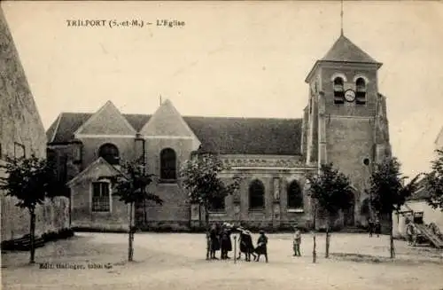 Ak Trilport Seine et Marne, Kirche