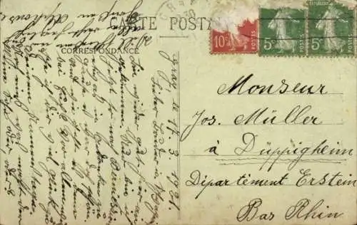 Ak Gray Haute Saône, Place du Quartier de Cavalerie