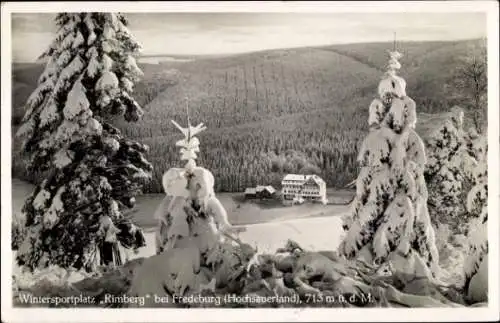 Ak Breitenbach am Herzberg, Rimberg, Winter