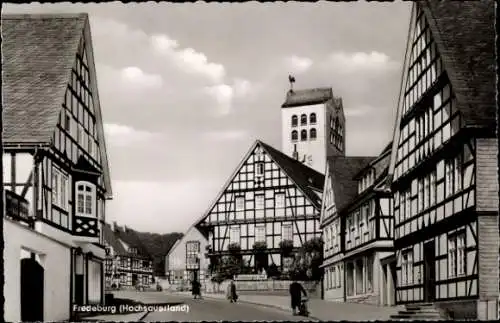 Ak Bad Fredeburg Schmallenberg im Sauerland, Stadtpartie