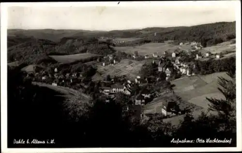 Ak Dahle Altena im Sauerland, Panorama