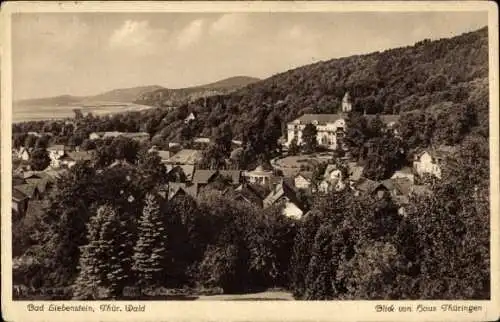 Ak Bad Liebenstein Thüringen, Blick von Haus Thüringen