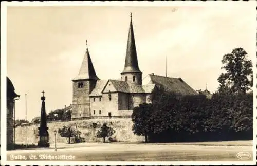 Ak Fulda in Hessen, Michaelskirche