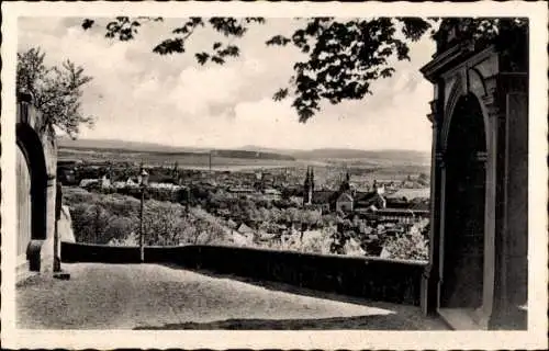 Ak Fulda in Hessen, Blick vom Frauenberg, Panorama