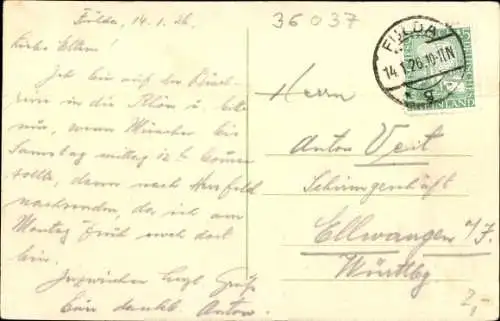 Ak Fulda in Hessen, Paulustor