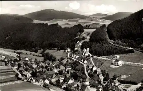 Ak Schwalefeld Willingen Upland Waldeck, Gesamtansicht