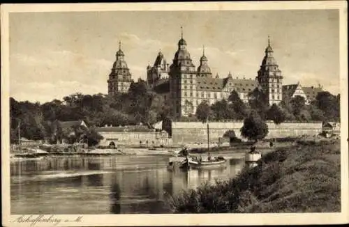 Ak Aschaffenburg in Unterfranken, Schloss, erbaut 1605-1614