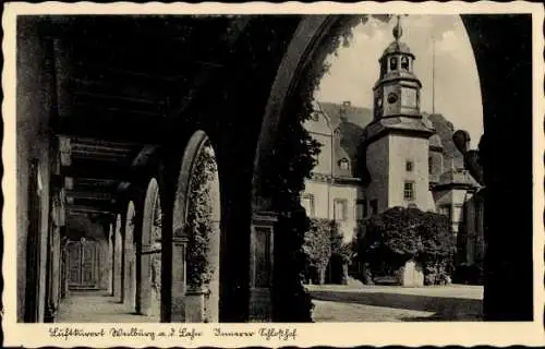 Ak Weilburg an der Lahn Hessen, Innerer Schlosshof