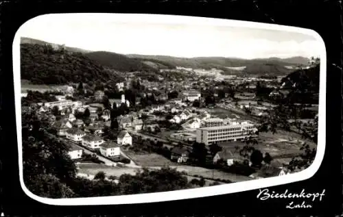 Passepartout Ak Biedenkopf an der Lahn, Panorama