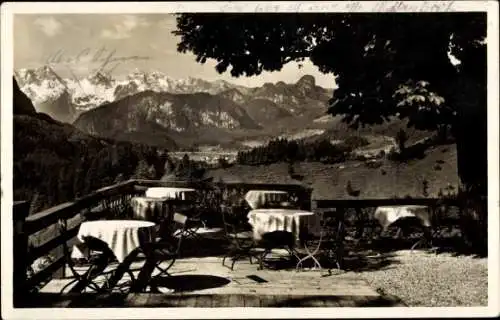 Ak Melleck Schneizlreuth, Gasthaus Melleck Holzner, Unken, Loferer Steinberge