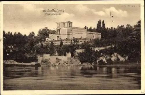 Ak Aschaffenburg in Unterfranken, Pompejanum