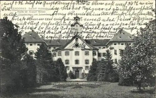 Ak Hohenburg Lenggries in Oberbayern, Schloss Hohenburg