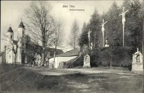 Ak Bad Tölz in Oberbayern, Kalvarienberg