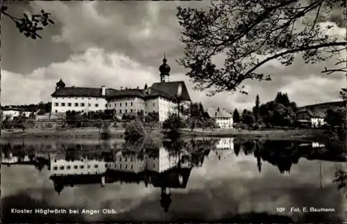 Ak Höglwörth Anger im Rupertiwinkel Oberbayern, Kloster