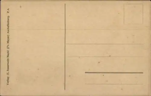 Ak Aschaffenburg in Unterfranken, Pompejanum, Viridarium, Hausgarten