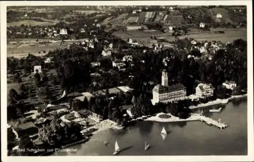 Ak Bad Schachen Lindau am Bodensee Schwaben, Gesamtansicht, Enzisweiler