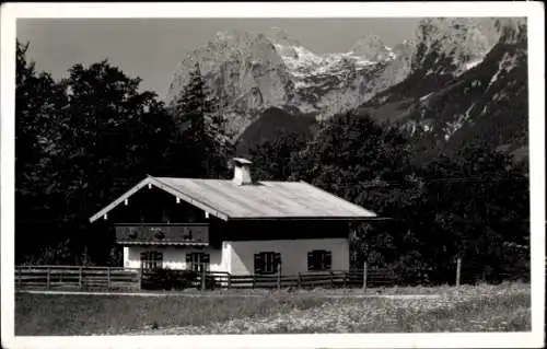 Foto Ak Ramsau im Berchtesgadener Land Oberbayern, Haus Hirschau