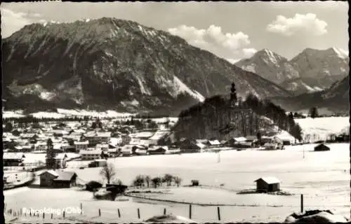 Ak Ruhpolding in Oberbayern, Gesamtansicht, Winter