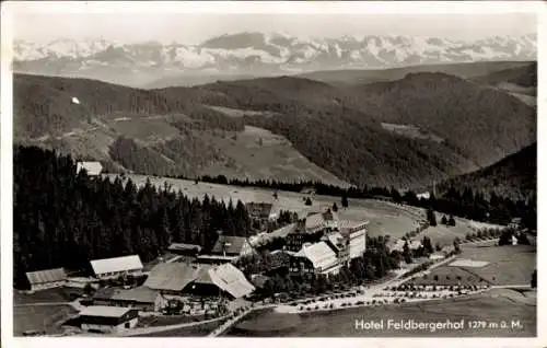 Ak Feldberg Schwarzwald, Hotel Feldbergerhof m. Gebirge