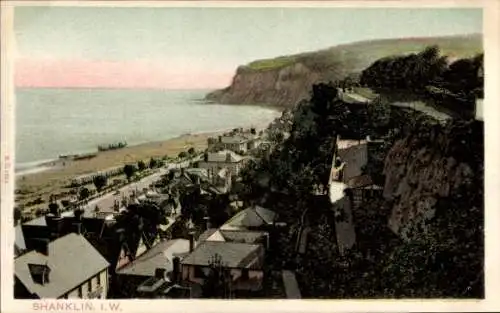 Ak Shanklin Isle of Wight England, Panorama