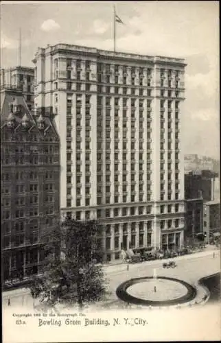 AK New York City USA, Bowling Green Gebäude