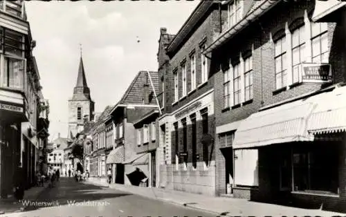 Ak Winterswijk Gelderland Niederlande, Wooldstraat