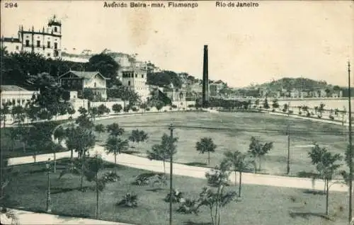 Ak Rio de Janeiro, Avenida Belra mar Flamengo