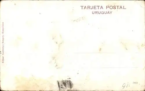 Ak Montevideo Uruguay, Gesamtansicht