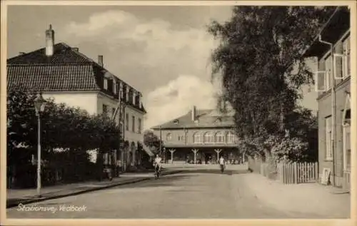 Ak Vedbæk Vedbaek Dänemark, Bahnhof