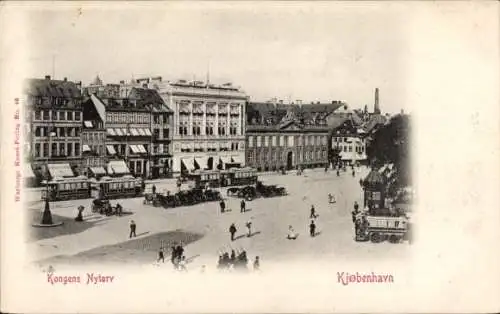 Ak København Kopenhagen Dänemark, Kongens Nytorv