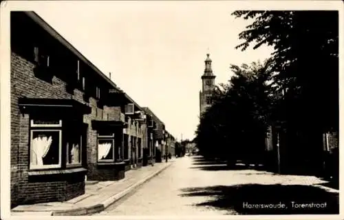 Ak Hazerswoude Village Südholland, Torenstraat