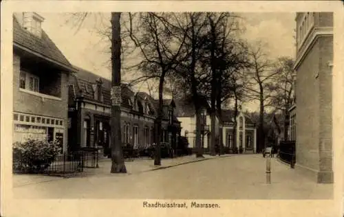 Ak Maarssen Utrecht, Raadhuisstraat