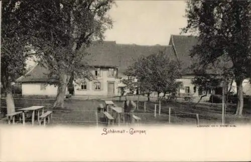 Ak Gempen Kanton Solothurn, Hof Schönmatt, Gasthaus