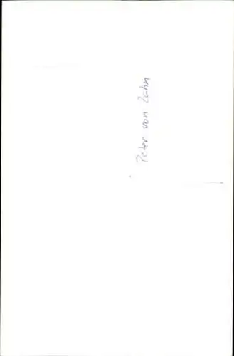 Ak Schauspieler Peter von Zahn, Portrait, Autogramm
