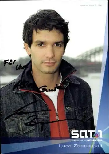 Ak Schauspieler Luca Zamperoni, Portrait, Autogramm