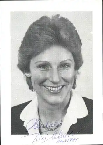 Ak Schauspielerin Trixi Schulz, Portrait, Autogramm