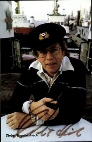 Ak Schauspieler und Sänger Dieter Thomas Heck, Portrait, Autogramm