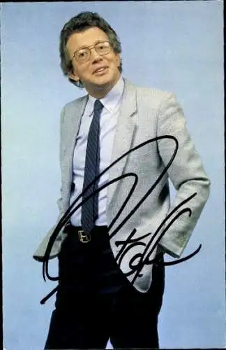 Ak Schauspieler und Sänger Dieter Thomas Heck, Portrait, Autogramm