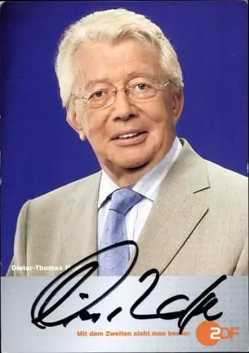 Ak Schauspieler Dieter Thomas Heck, Portrait, Autogramm