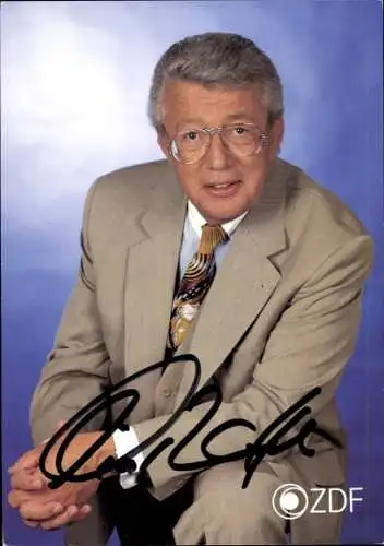 Ak Schauspieler und Sänger Dieter Thomas Heck, Portrait, Autogramm