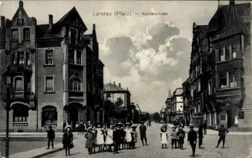 Ak Landau in der Pfalz, Kaiserstraße