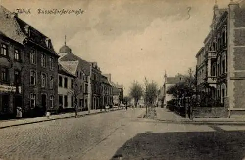 Ak Jülich in Nordrhein Westfalen, Düsseldorferstraße