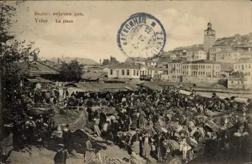 Ak Veles Mazedonien, Marktplatz