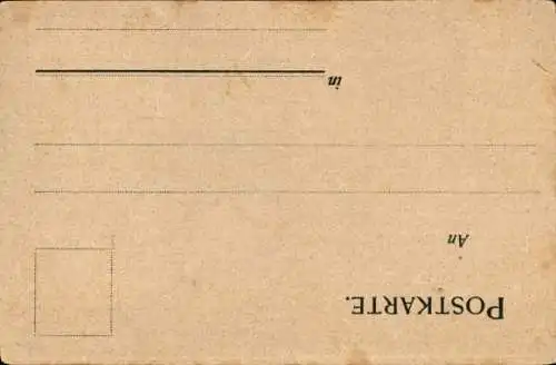 Litho Dampfer Lohengrin, Rhein Dampfschifffahrt, Kölnische und Düsseldorfer Gesellschaft