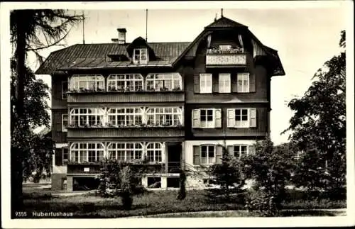 Ak Oberstdorf im Oberallgäu, Hubertushaus