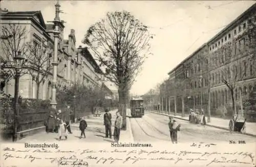 Ak Braunschweig in Niedersachsen, Schleinitzstraße