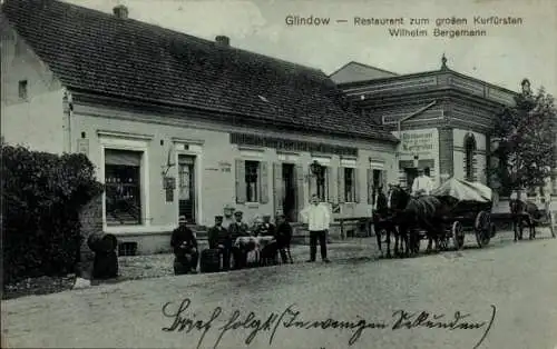 Ak Glindow Werder an der Havel, Restaurant zum großen Kurfürsten