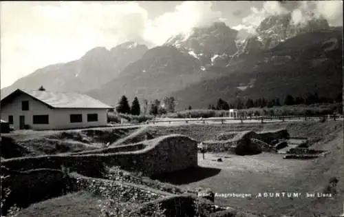 Ak Lienz in Tirol, Römische Ausgrabungen Aguntum